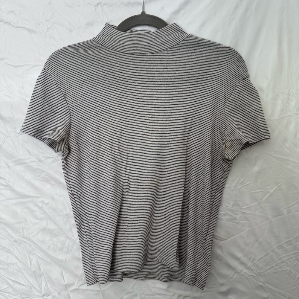 Volcom striped high neck tee